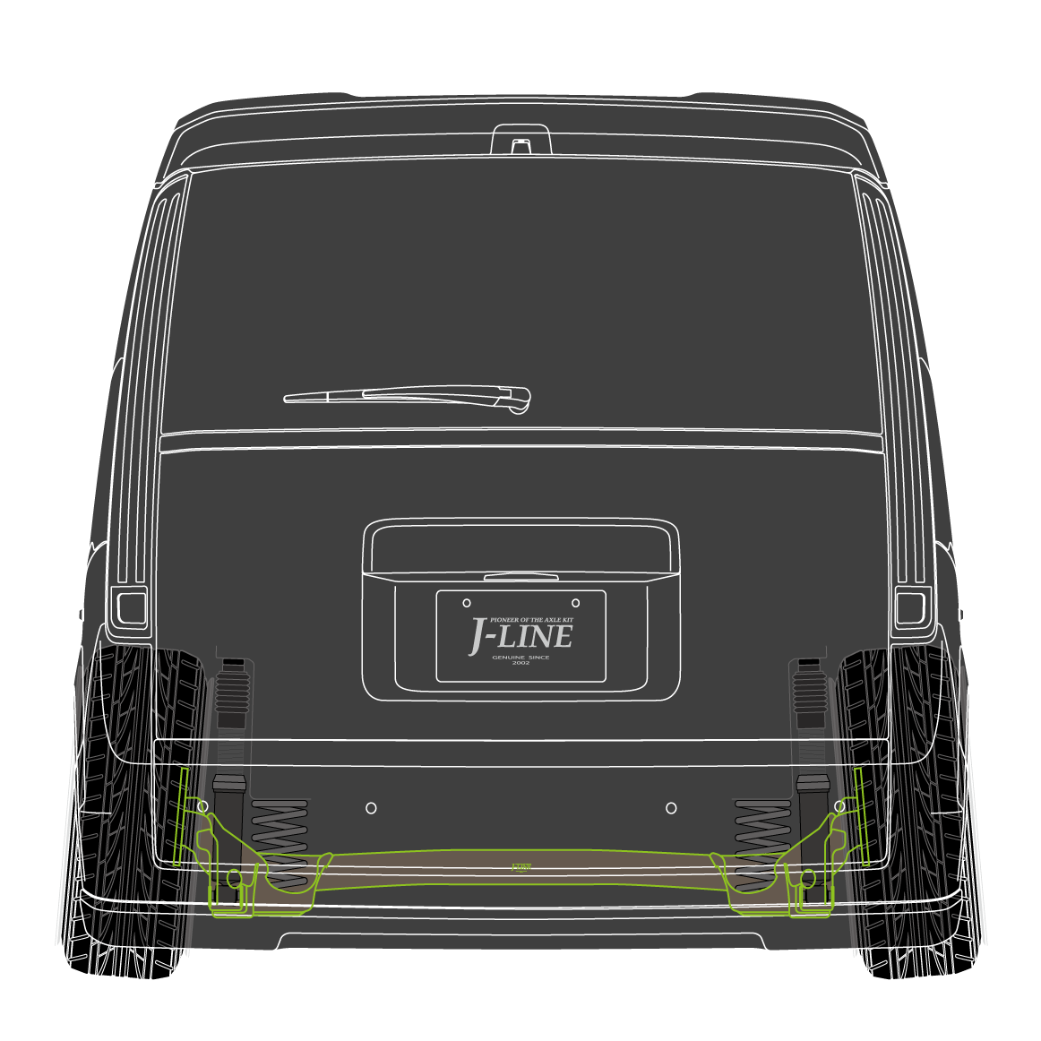 J-LINE  リアアクスルキットプレミア